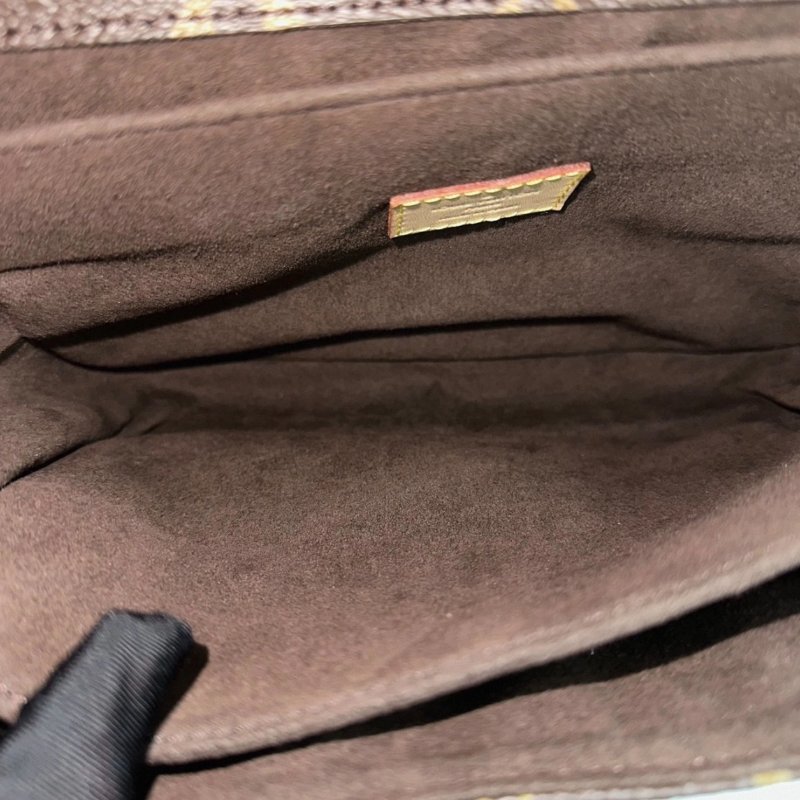 LV 經典老花郵差肩背斜背包24*20*6 98新配件塵袋-5