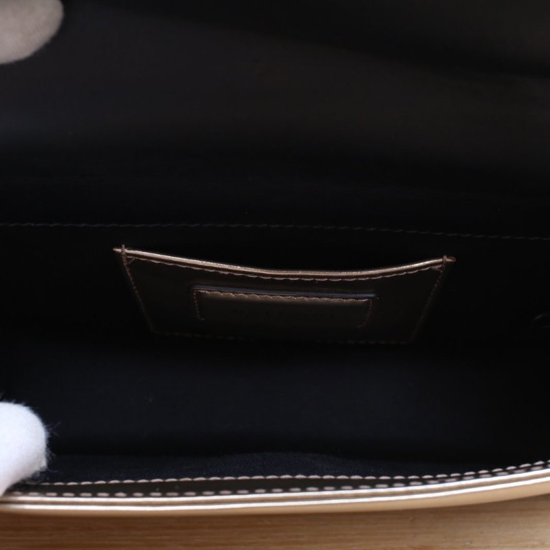 BVLGARI SerpentiForever蛇頭包woc22金色牛皮肩背包-3