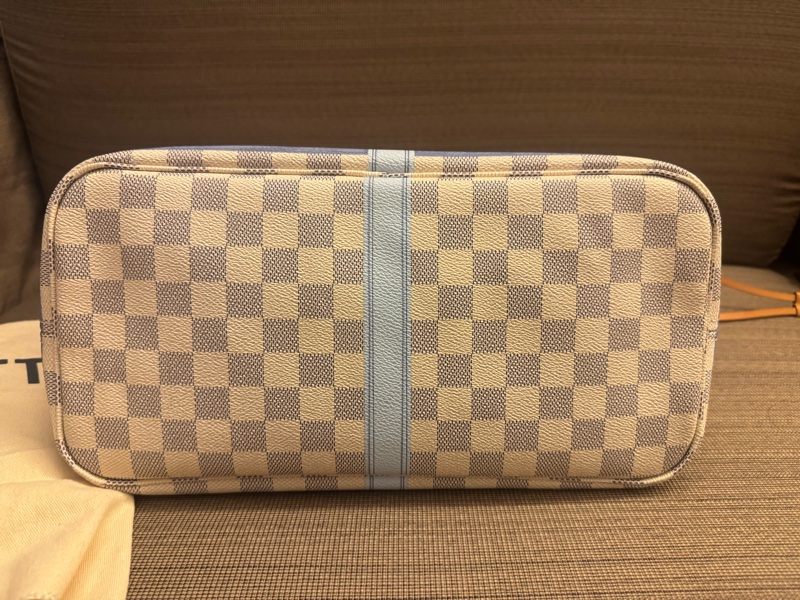 LV 限量neverfull  白棋盤格-3