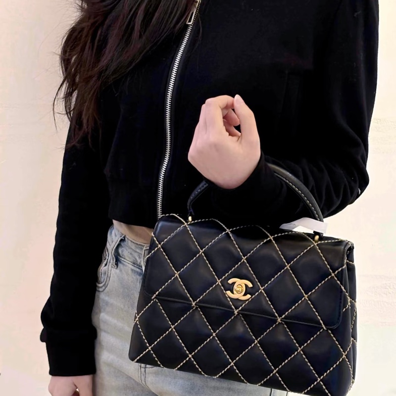 Chanel • 高稀大極品 牛皮外縫線 Kelly 25 全網沒幾顆-0