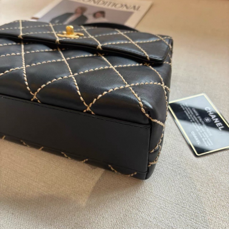 Chanel • 高稀大極品 牛皮外縫線 Kelly 25 全網沒幾顆-5