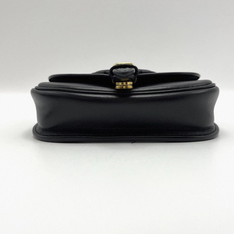 DIOR 黑色金扣bobby mini肩背斜背包 11*8*3 全新閒置配件盒子塵袋吊牌-3