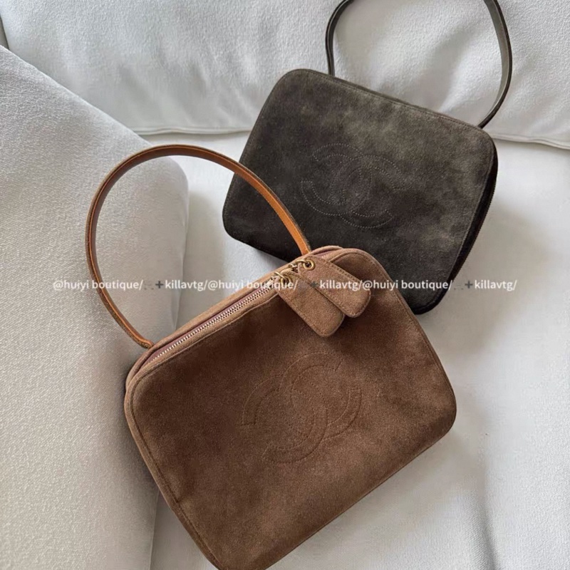 Chanel • 高稀 Taddy麂皮 Plume Mini-1