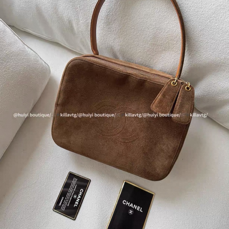 Chanel • 高稀 Taddy麂皮 Plume Mini-2