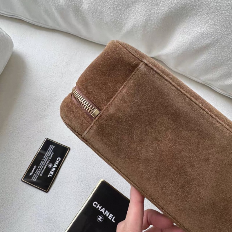 Chanel • 高稀 Taddy麂皮 Plume Mini-6