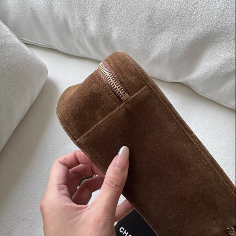 Chanel • 高稀 Taddy麂皮 Plume Mini-7