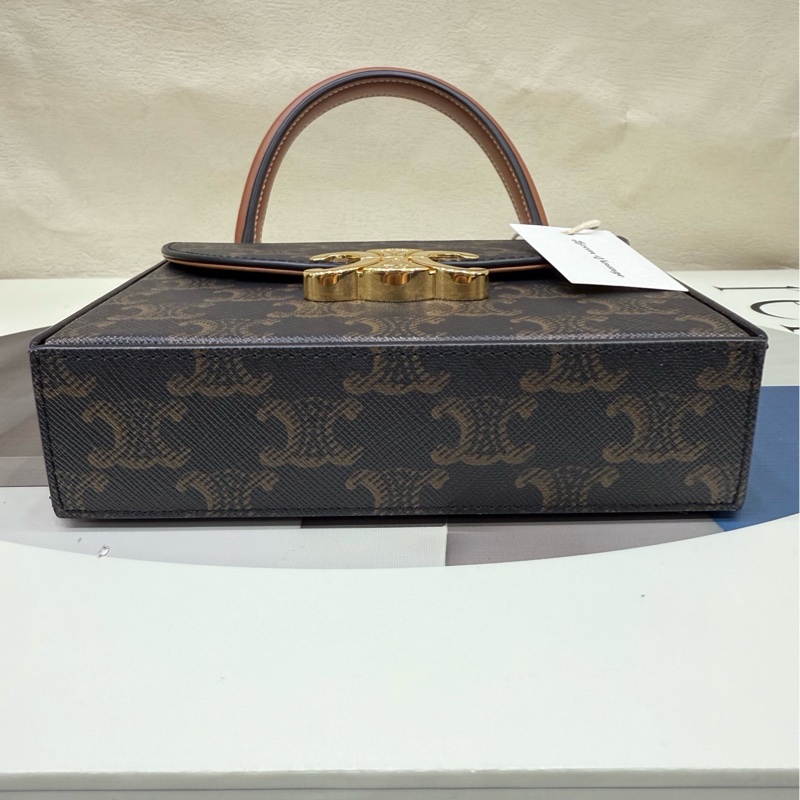 Celine盒子包 有链条-8