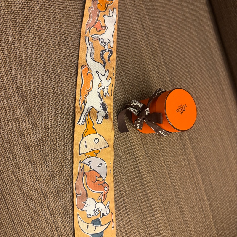 Hermes twilly 絲巾 絲帶-2