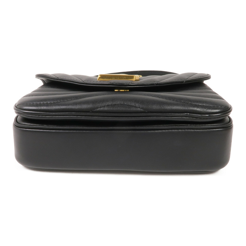 LOUIS VUITTON 牛皮皮革New Wave Chain Bag PM金扣鏈帶肩背袋-3