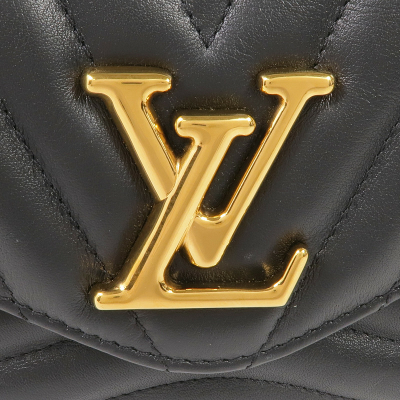 LOUIS VUITTON 牛皮皮革New Wave Chain Bag PM金扣鏈帶肩背袋-10