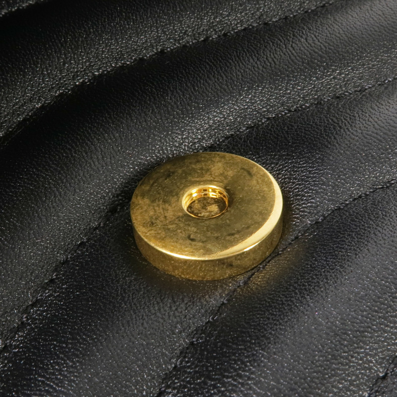 LOUIS VUITTON 牛皮皮革New Wave Chain Bag PM金扣鏈帶肩背袋-11