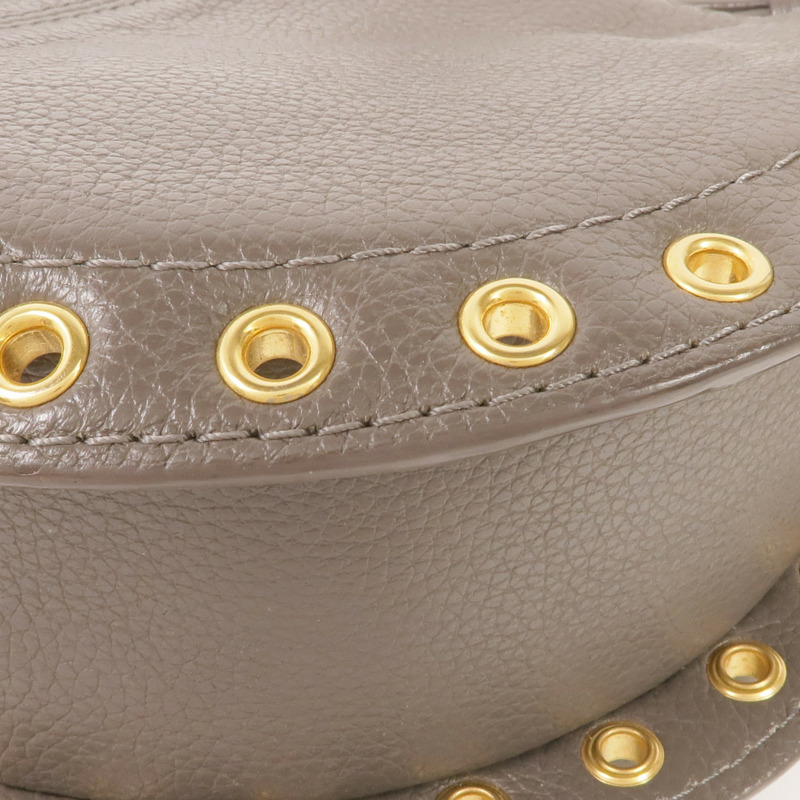 SEE BY CHLOE 麂皮皮革/牛皮皮革Shoulder Bag金扣肩背袋-7