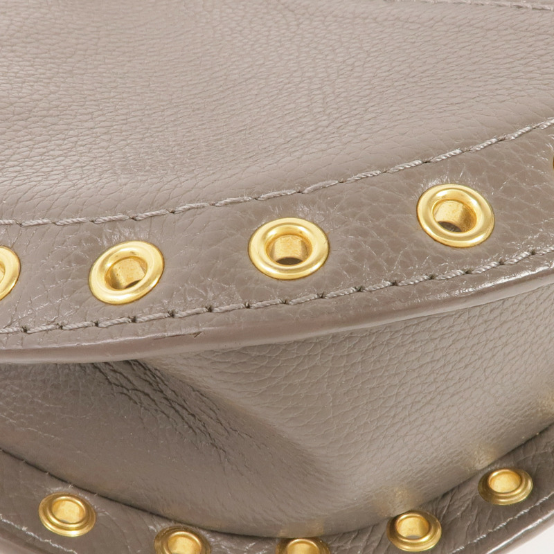 SEE BY CHLOE 麂皮皮革/牛皮皮革Shoulder Bag金扣肩背袋-8