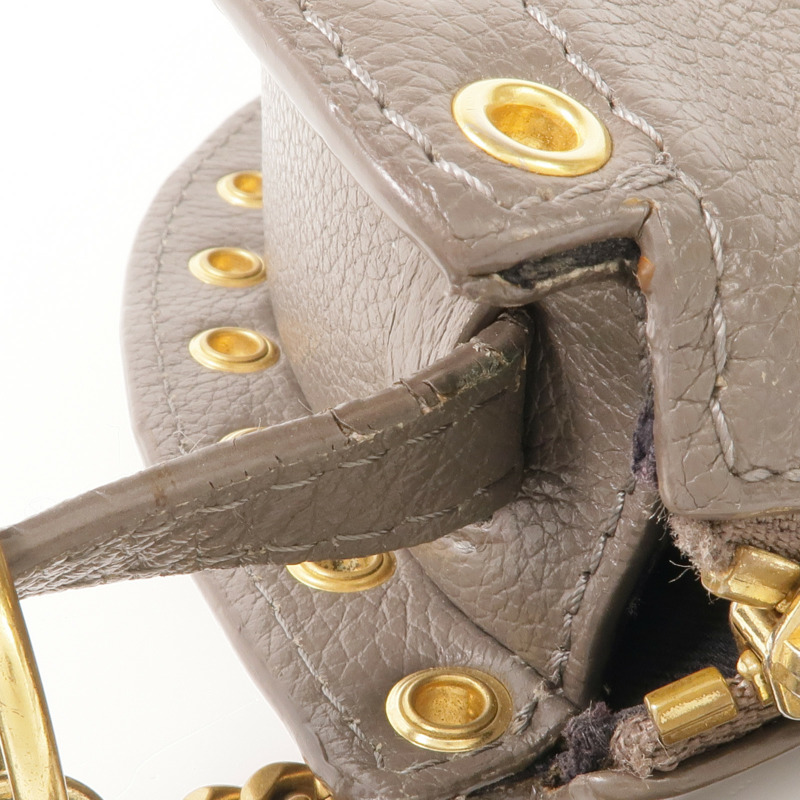 SEE BY CHLOE 麂皮皮革/牛皮皮革Shoulder Bag金扣肩背袋-10