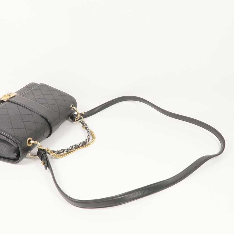 CHANEL 牛皮皮革2 Way Shoulder手挽肩背兩用袋-4