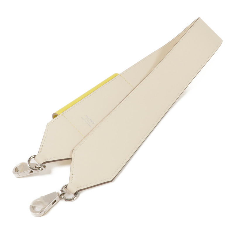 HERMES Swift/Epsom皮革Kelly Pocket Strap銀扣肩帶-2