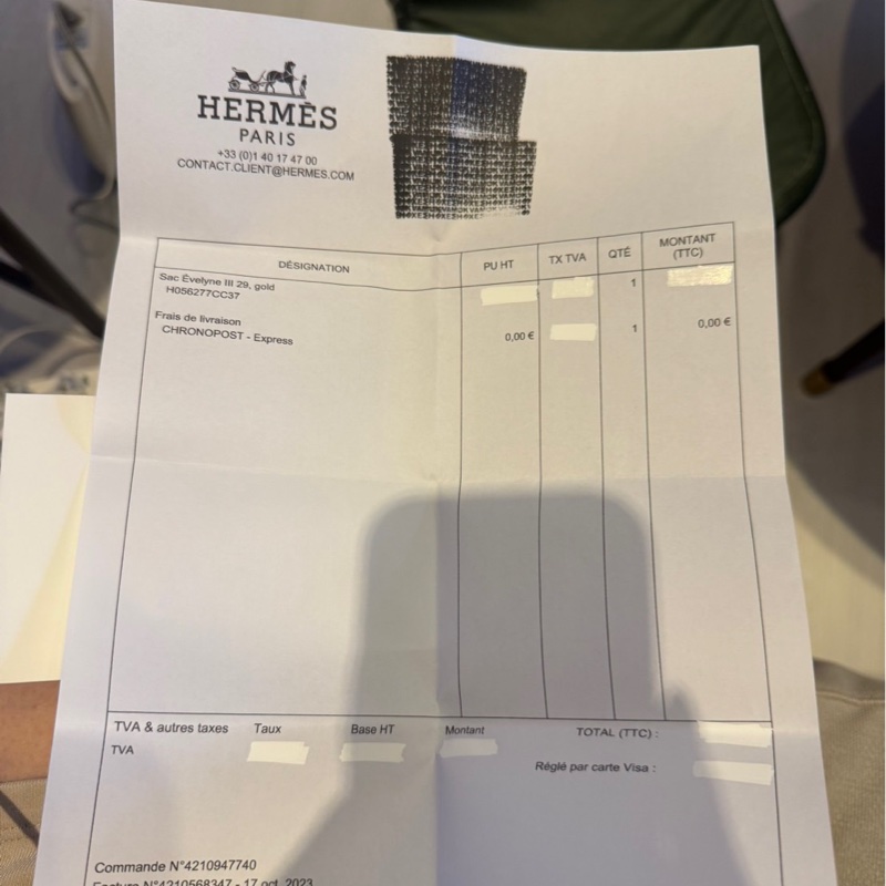 HERMES 愛馬仕Evelyne 29-12