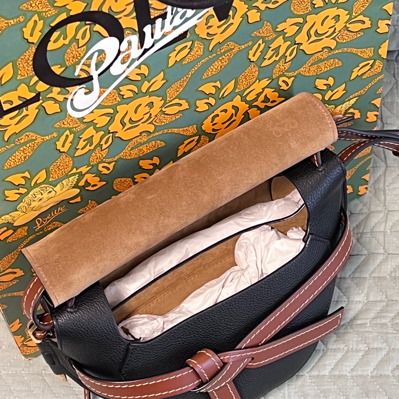 Loewe gate small黑焦糖拼色-2