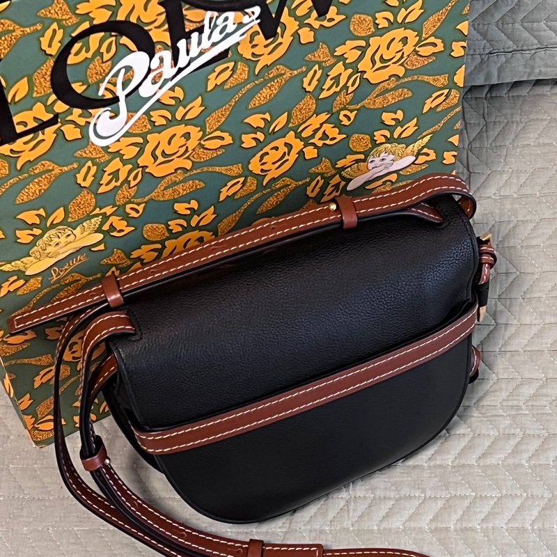 Loewe gate small黑焦糖拼色-3