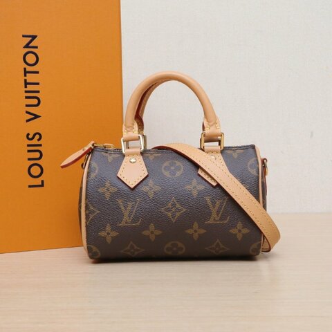 LOUIS VUITTON SpNano16可拆卸肩帶老花PVC2022肩背包