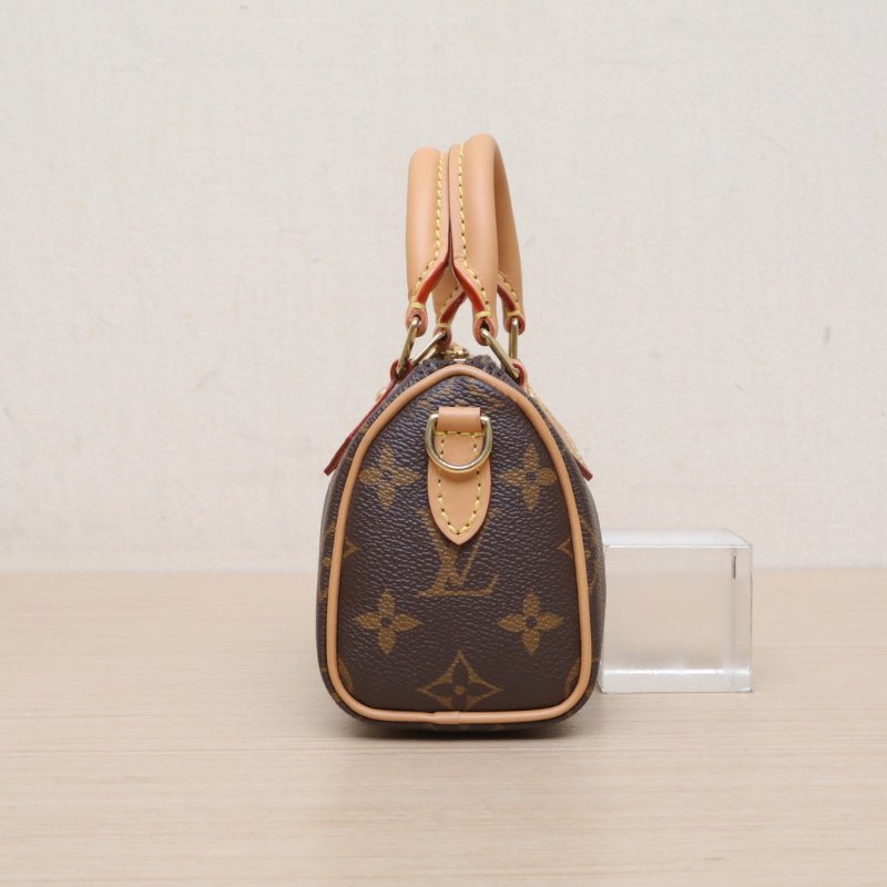 LOUIS VUITTON SpNano16可拆卸肩帶老花PVC2022肩背包-4