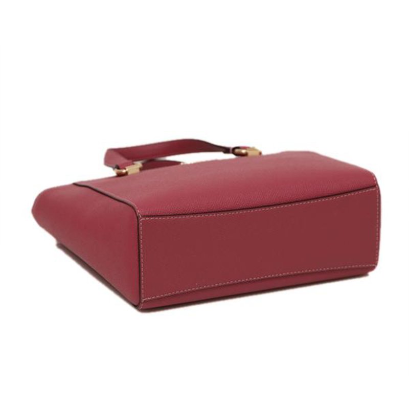 【COACH】質感皮革托特包-莓粉色-2