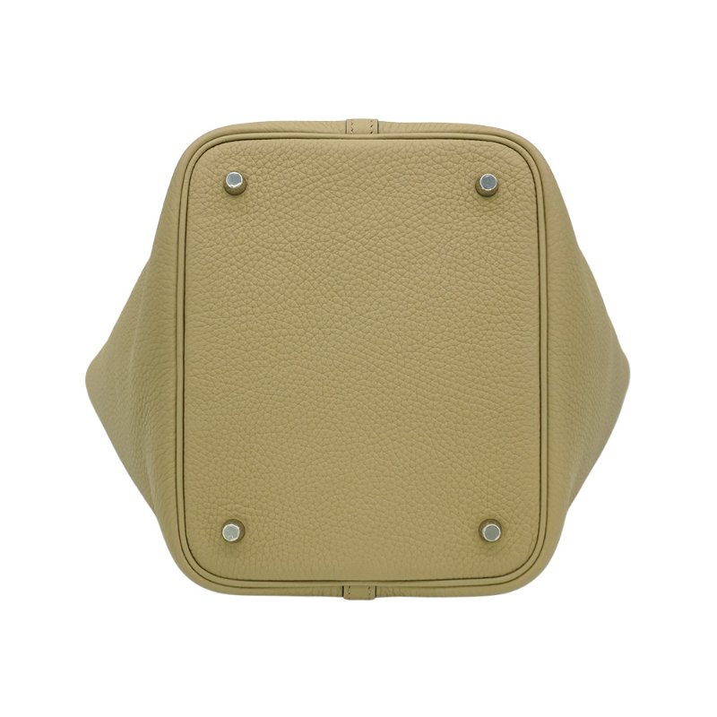 Hermes Picotin 22 牛皮銀釦水桶包(AD馬爾法米)-3