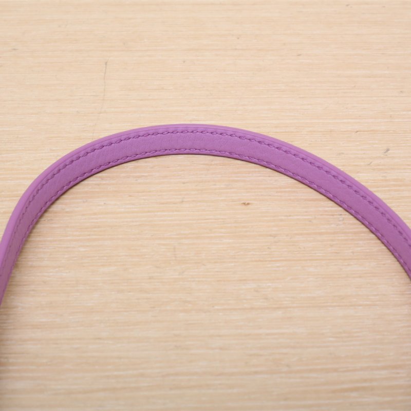 LOEWE 紫色牛皮Cubihobo腋下包肩背包-2