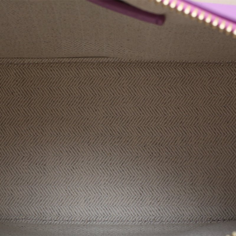 LOEWE 紫色牛皮Cubihobo腋下包肩背包-3