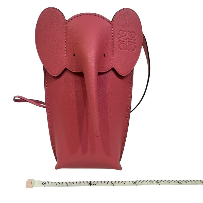 【美收精品】LOEWE 橘紅色大象肩背包 4-466-12