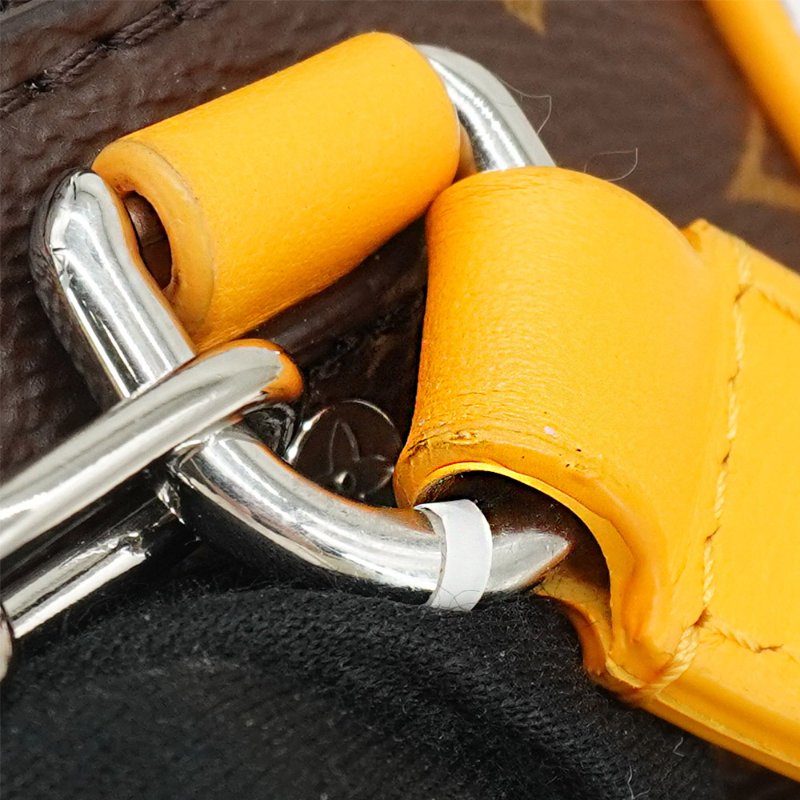 Louis Vuitton 展示品 Mini Soft Trunk 帆布印花拉鍊斜背包(M12767-黑)-7