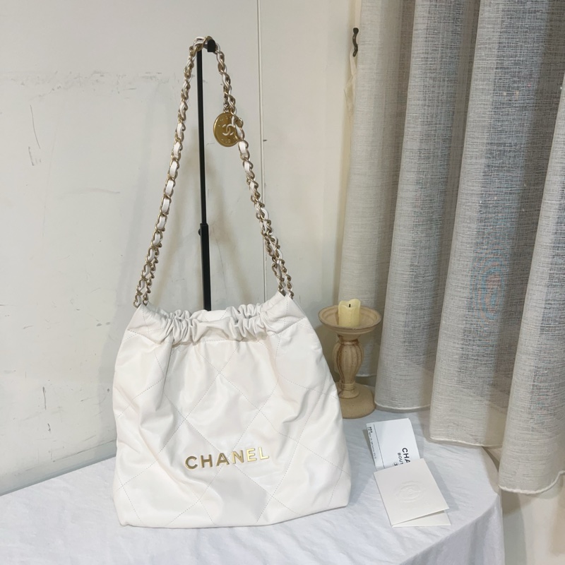 ෆ Chanel 22bag 白金垃圾袋🤍🈶購證-3