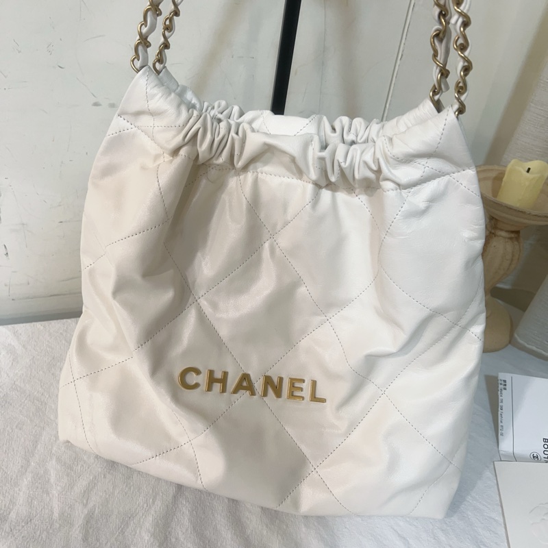ෆ Chanel 22bag 白金垃圾袋🤍🈶購證-4