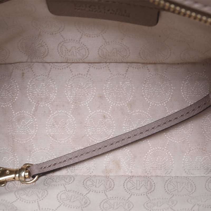 MICHAEL KORS 棕色牛皮餃子包斜挎包肩背包-2