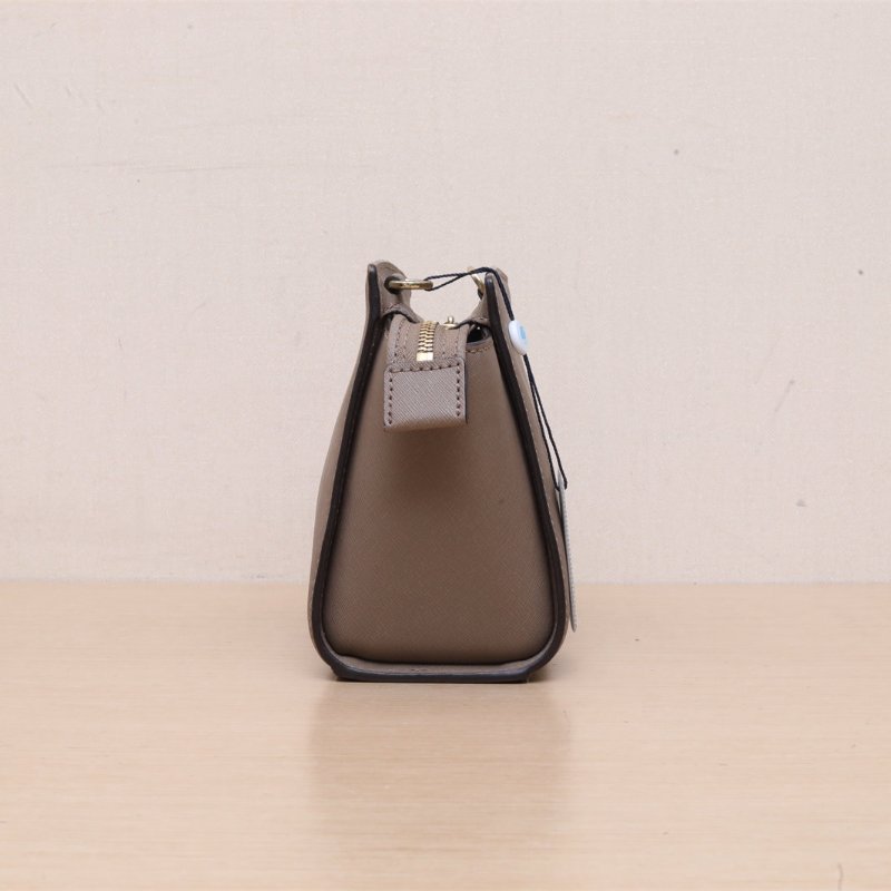 MICHAEL KORS 棕色牛皮餃子包斜挎包肩背包-4