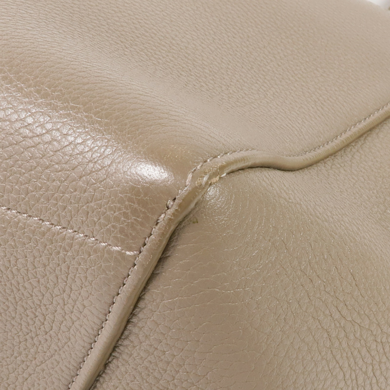 CELINE 牛皮皮革Sangle Bucket金扣肩背袋-6