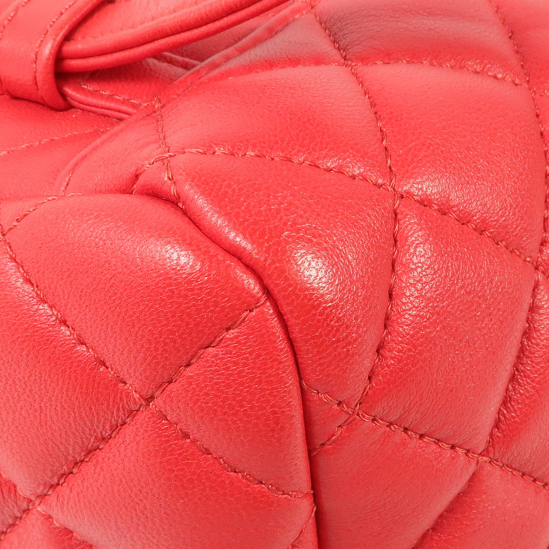 CHANEL 羊皮皮革Urban Spirit銀扣背包-8