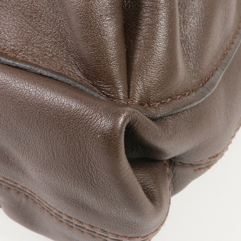 HERMES Swift皮革Vintage 2 Way Bag銀扣手挽肩背兩用袋-5