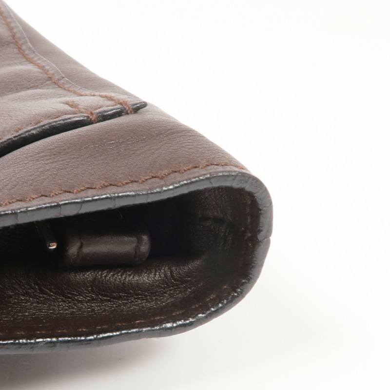 HERMES Swift皮革Vintage 2 Way Bag銀扣手挽肩背兩用袋-13