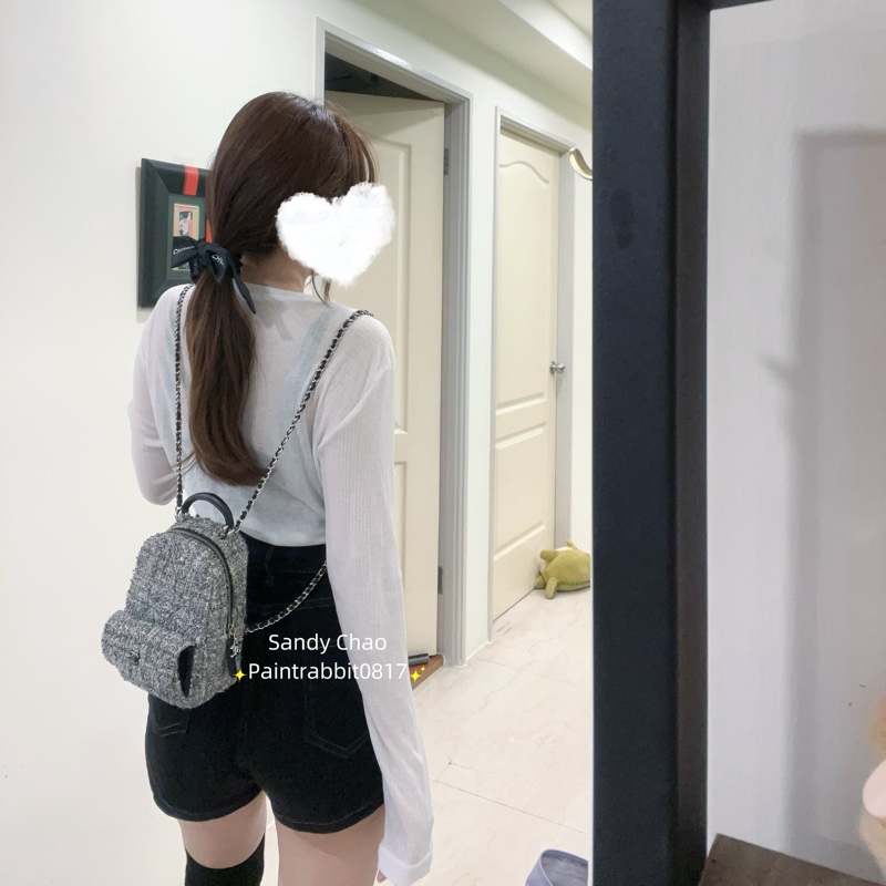 ෆ Chanel 黑白小書包🐼-0