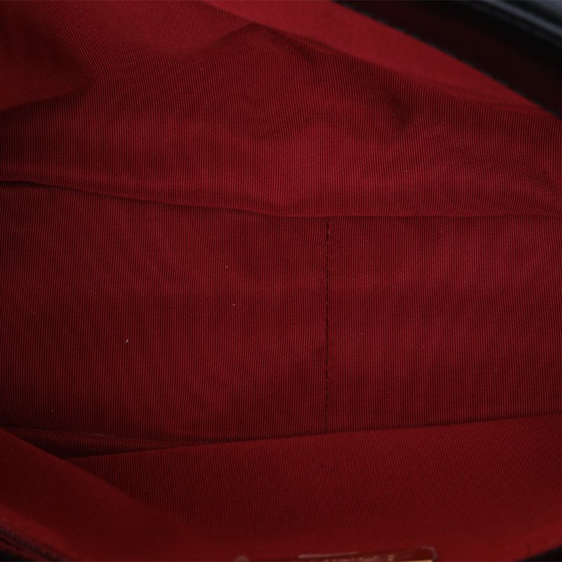 CHANEL 19BAG口蓋包中號30黑色羊皮30開金銀扣肩背包-3