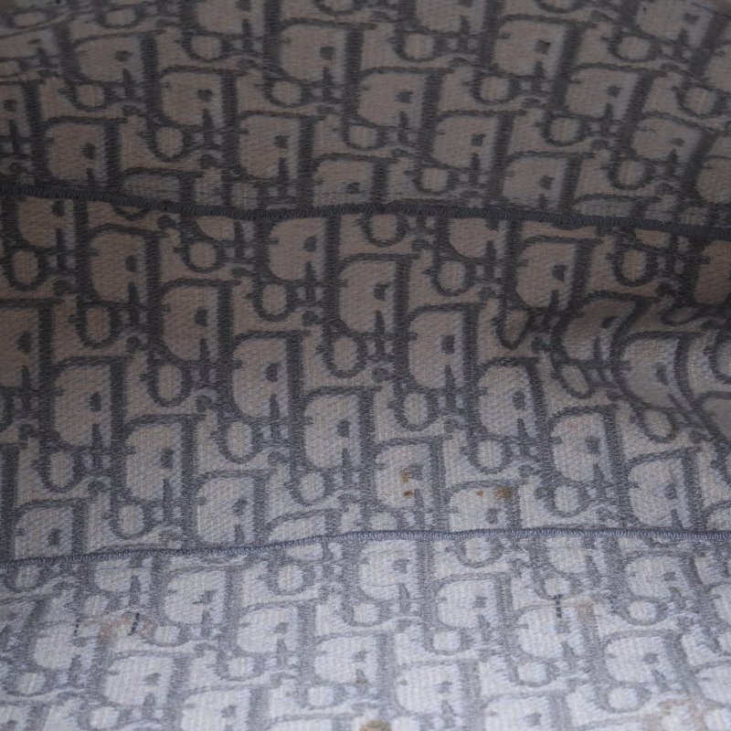 DIOR Diorcamp郵差信使包中號29灰色帆布銀扣2020Oblique印花肩背包-2