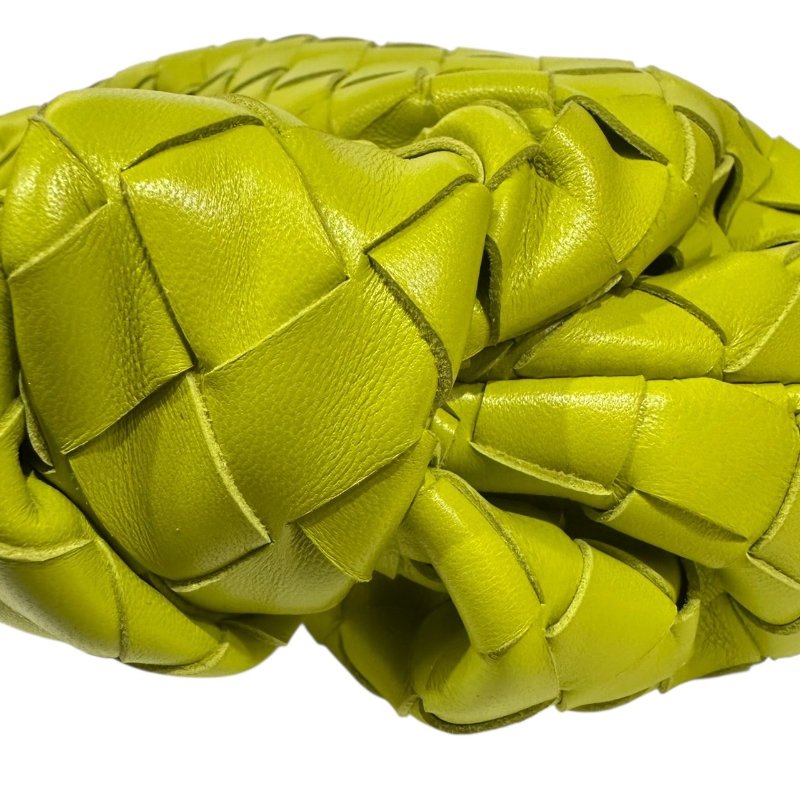 【美收精品】BV 白色皮革編織斜肩背包 2-345-11