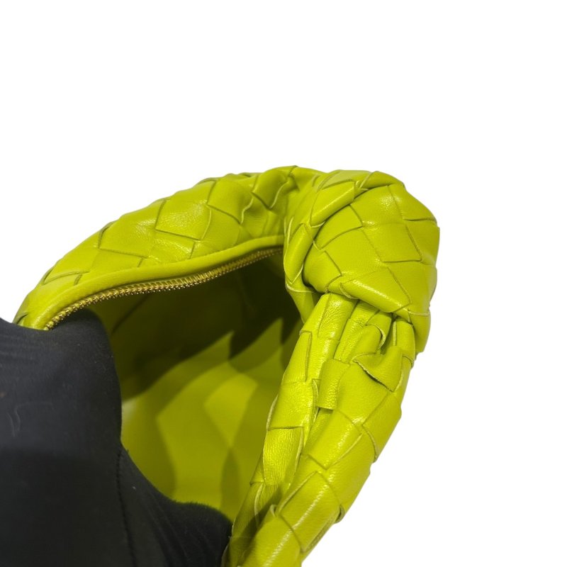 【美收精品】BV 白色皮革編織斜肩背包 2-345-12