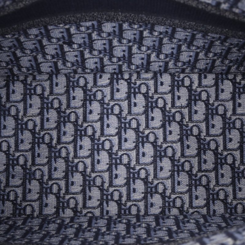 DIOR BookTote大號42墨藍色帆布無2019肩背包-2