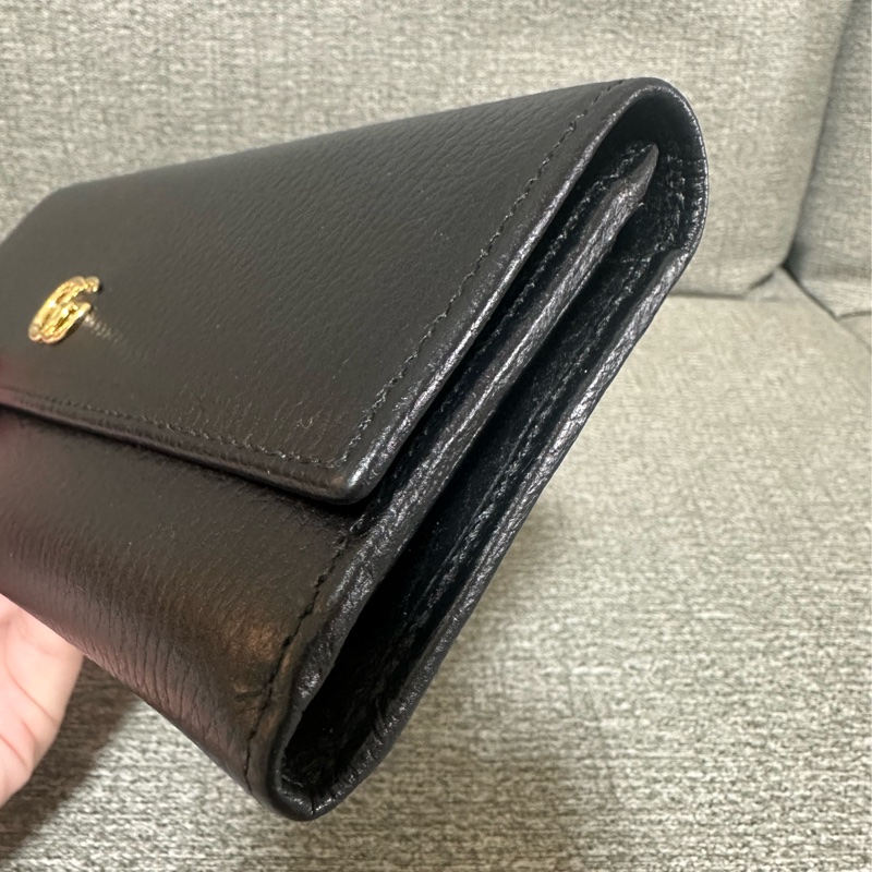 Gucci荔枝牛皮皮革長夾-2