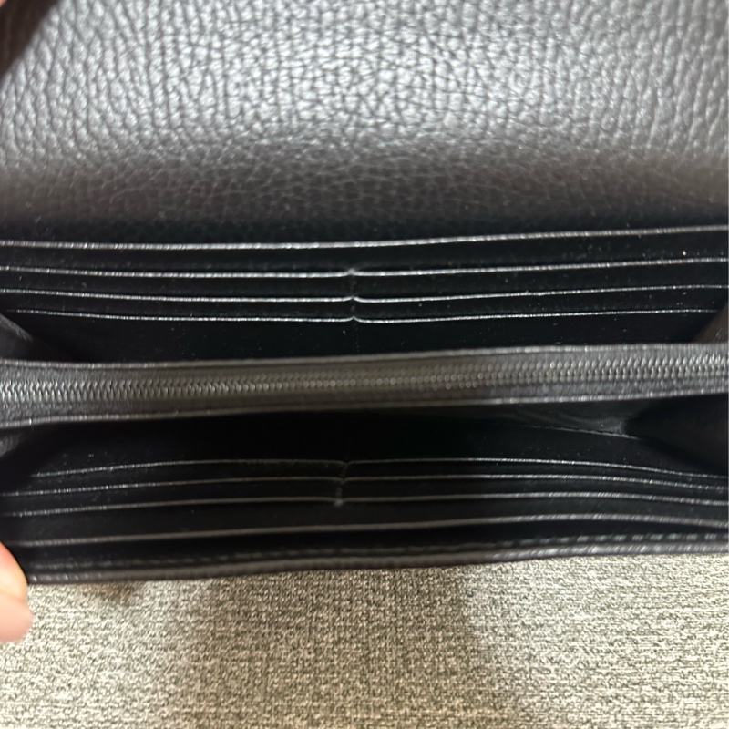 Gucci荔枝牛皮皮革長夾-4