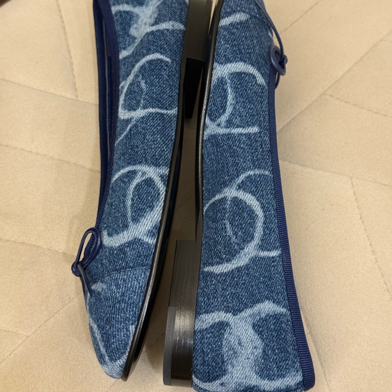 Chanel牛仔平底娃娃鞋 全新專櫃購入 尺吋36-5