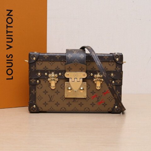 LOUIS VUITTON PETITEMALLE月光寶盒20老花PVC2019肩背包