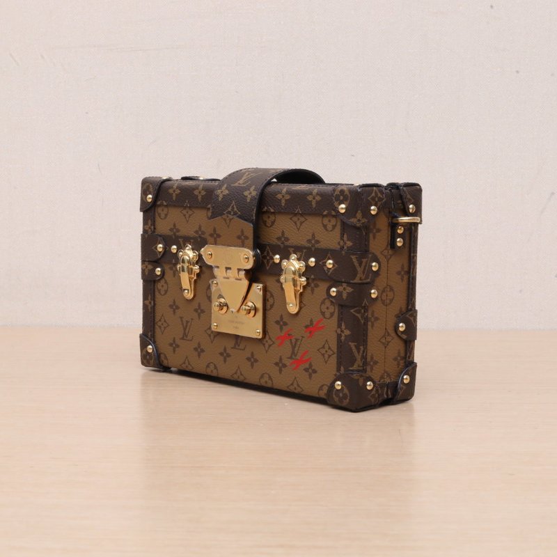 LOUIS VUITTON PETITEMALLE月光寶盒20老花PVC2019肩背包-3